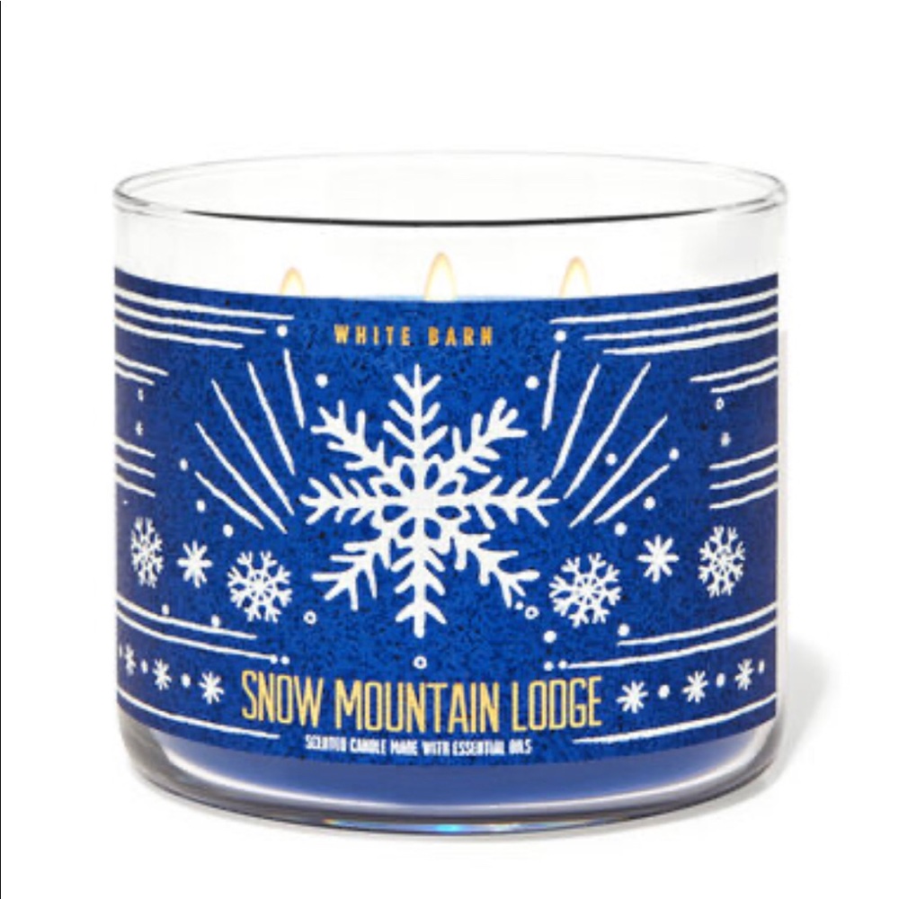 SNOW MOUNTAIN LODGE 3 Wick Candle